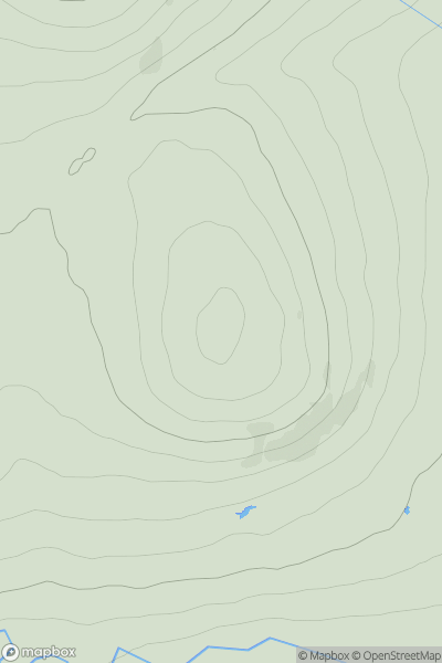 Thumbnail image for An Eilrig [Glen Tromie to Glen Tilt] [NN860859] showing contour plot for surrounding peak